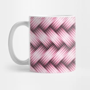 Pink Wicker Design Mug